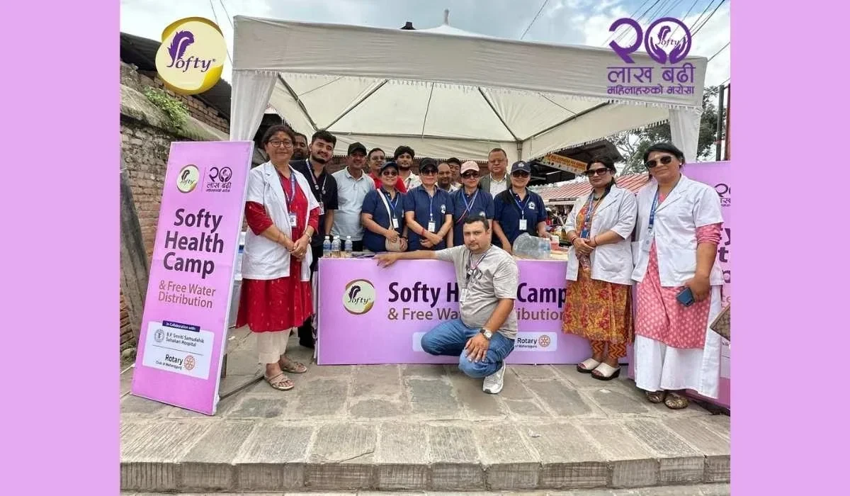 Softy Hygiene's Health Camp Initiative: Nepali Women Celebrating Teej with Care
